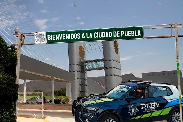 Instalarán arcos de seguridad en entradas y salidas de la ciudad de Puebla 
