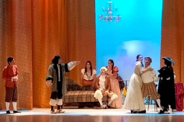 Antorcha concluye festival de teatro en Puebla con obra de Molière