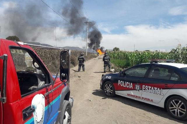 Explota toma clandestina en Palmar de Bravo y deja 6 heridos