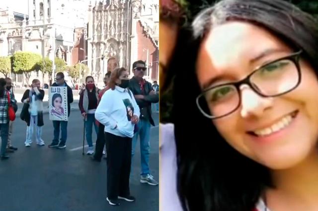 Protesta en CDMX por Karla Estefanía, nutrióloga desaparecida en Puebla