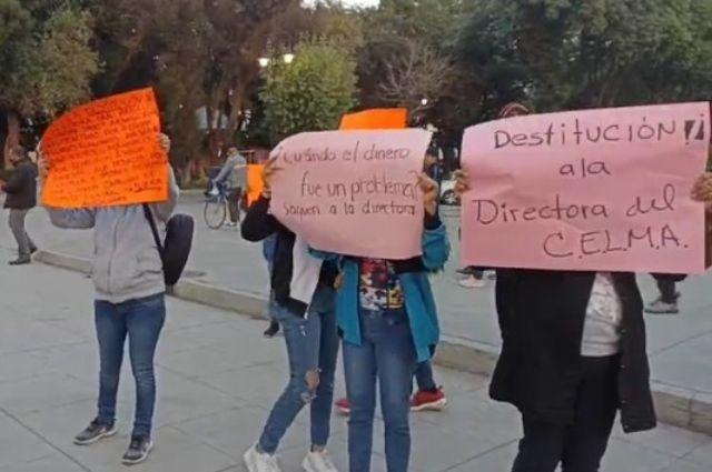 Protesta en el CELMA de Cholula: exigen la destitución de la directora