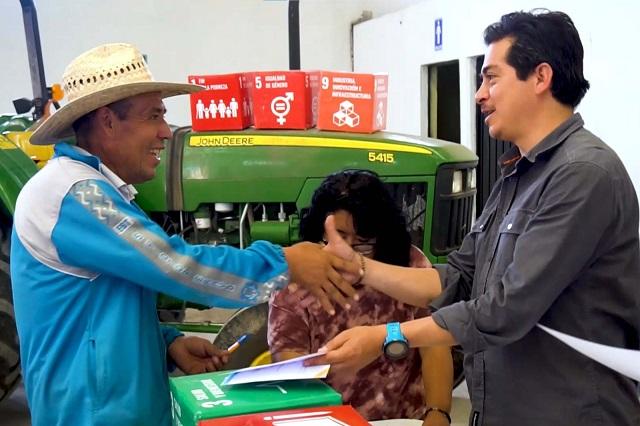 Proyecto Ixtaca: Minera Gorrión entrega apoyo agrotecnológico en Zotoltepec