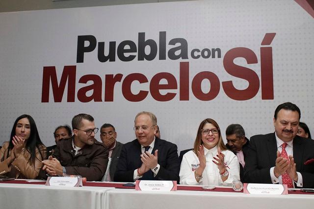 Marcelo Ebrard: En Puebla Morena y PVEM promocionan al canciller