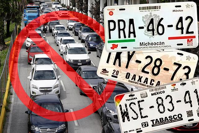 Puebla impone a autos foráneos permiso para circular sin verificar