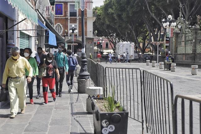 Cierran el Centro y fijan horario a comercios para El Grito en Puebla