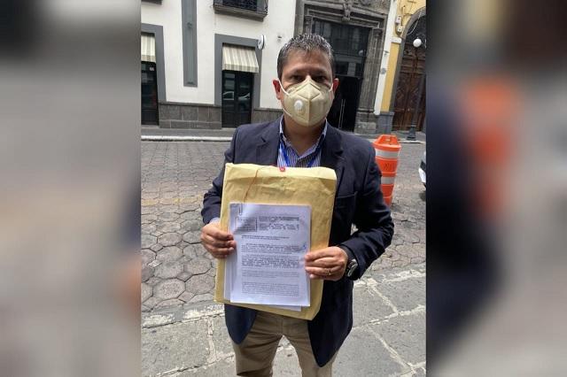 Edil suplente de Tehuacán emite recurso de revocación ante el Congreso