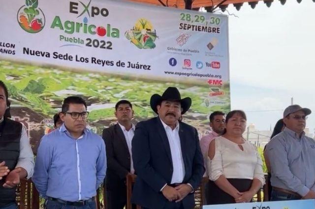 Anuncian la Expo Agrícola 2022 de Los Reyes de Juárez