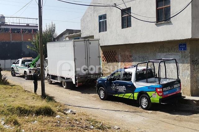 Roban camión de Liverpool en Puebla