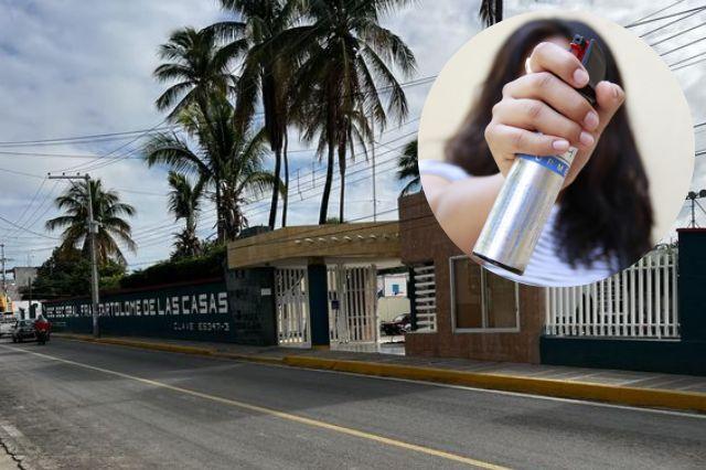 Se intoxican alumnos con gas pimienta en escuela de Acatlán