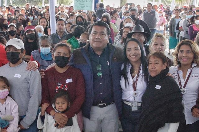 Secretaría de Bienestar beneficia a 161 mil personas en Puebla