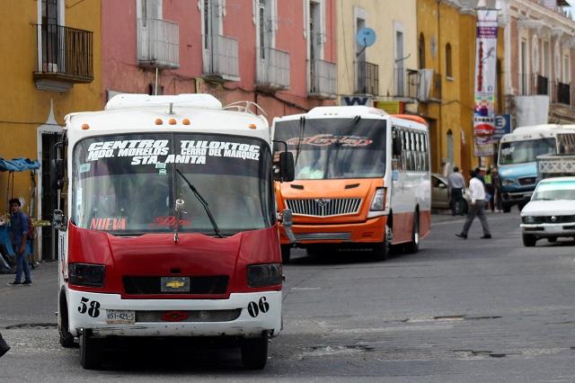 Secretaría de Movilidad niega a concesionarios alza al pasaje en Puebla