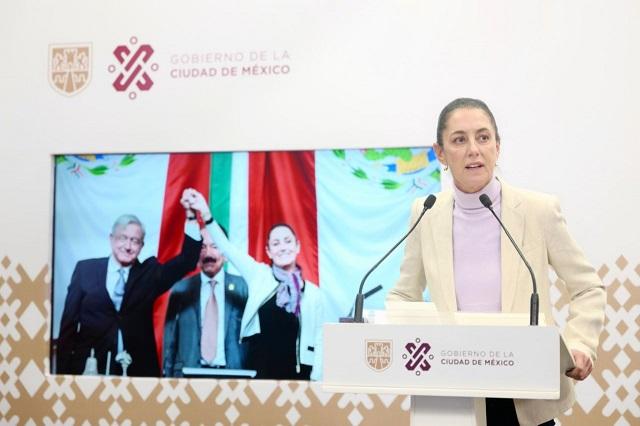 Sheinbaum da conferencia a políticos en Sinaloa y Nuevo León