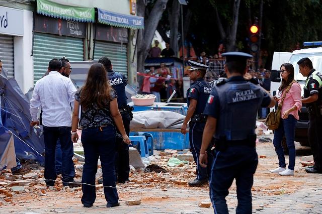 Sismo de 7.1 grados deja caos, terror y muerte en Puebla