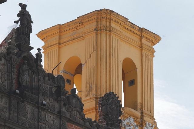 Dañados, 179 edificios y 69 templos en el Centro Histórico