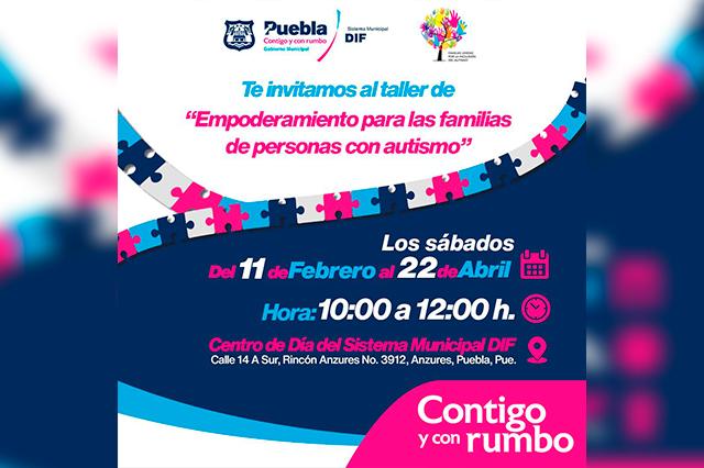 SMDIF Puebla empodera a cuidadores y familiares de personas con autismo