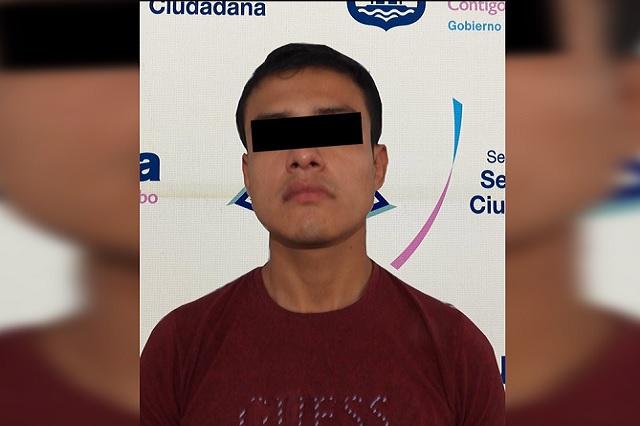 SSC Puebla arresta a asaltante de transeúntes