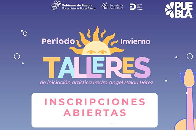 Talleres de Iniciación Artística en Puebla extienden registro