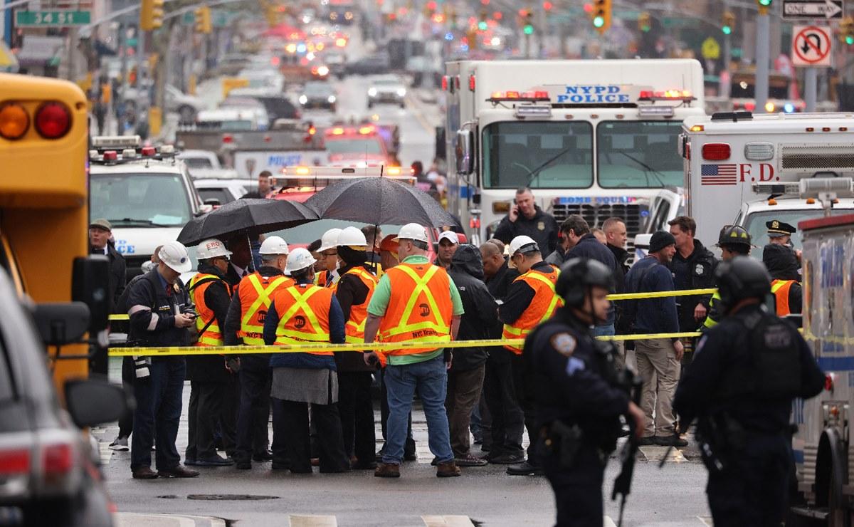 Tiroteo en metro de Nueva York deja 13 heridos