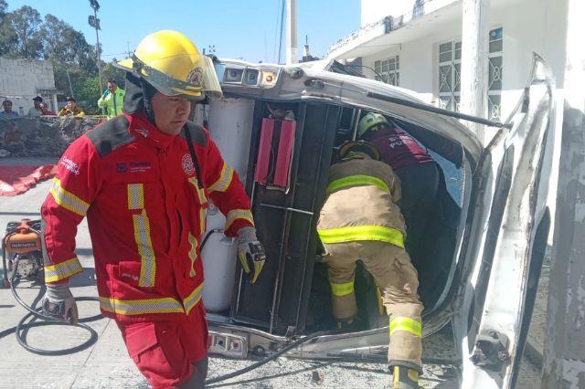 Transporte público en Puebla deja 33 lesionados por accidentes en dos días