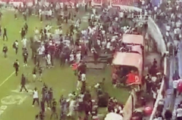 Trifulca en estadio La Corregidora deja 22 lesionados; descartan muertos