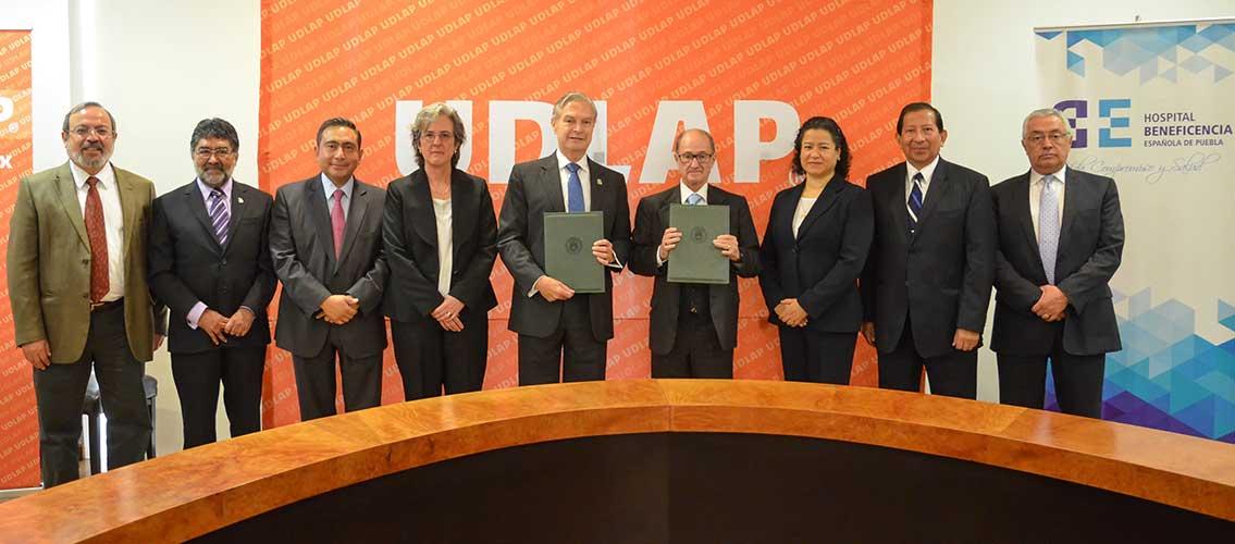 UDLAP y Beneficencia Española signan convenio de colaboración