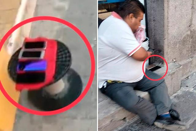 Venta de celulares en calles de Puebla persiste y así opera