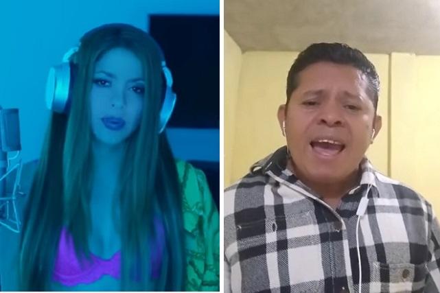 Video: Hombre sorprende al cantar como Shakira tema dedicado a Piqué
