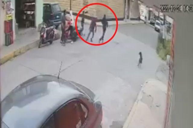 Video revela momento del asesinato de hombre que frustró asalto a sobrina