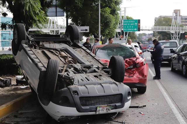 Baja de 13% de accidentes viales en Puebla, reporta Inegi en un año