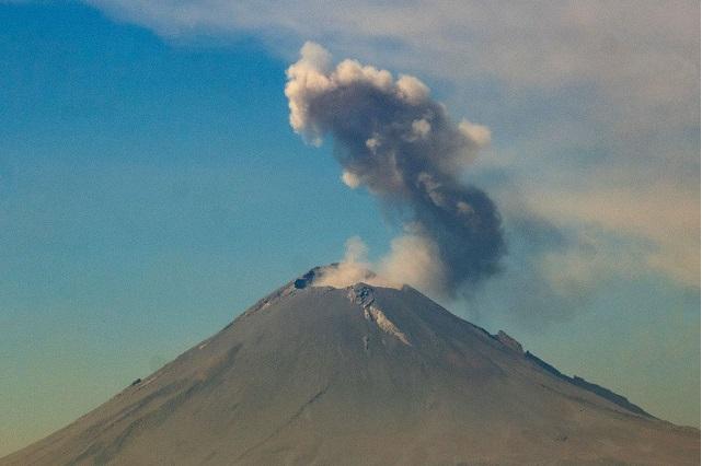 Captan tapón de lava en el volcán Popocatépetl (Foto)