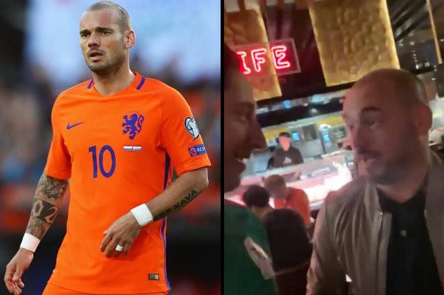 Wesley Sneijder reconoce que ‘No era penal’ lo sucedido en Brasil 2014