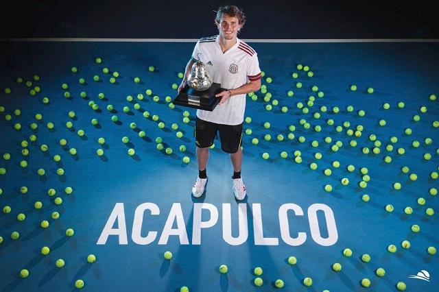 Abierto Mexicano de Tenis: Alexander Zverev se corona en Acapulco